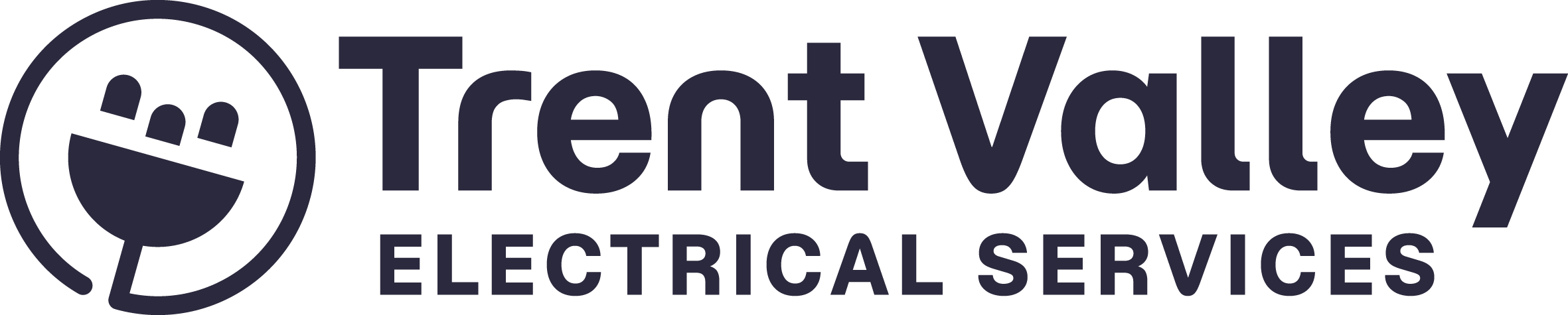 Trent Valley Electrical Services Logo DARK BLUE